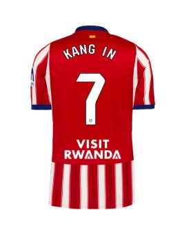 Moški Nogometna dresi replika Atletico Madrid Lee Kang-in #7 Domači 2026-27 Kratek rokav Moški Nogometna dresi replika Atletico Madrid Lee Kang-in #7 Domači 2026-27 Kratek rokav